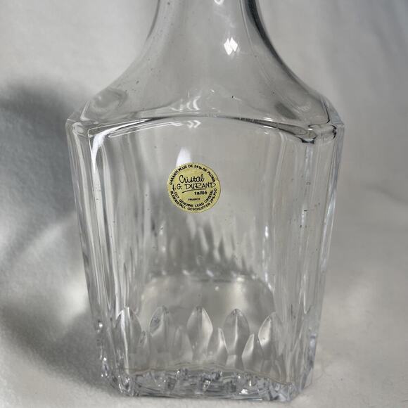 Vintage Decanter Clear Garanti Plus JG Durand 24% Lead Crystal France - Picture 2 of 10